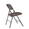 National Public Seating Folding Chair, Brown, Steel, Unpadded, PK4 203 - alternate 7