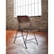 National Public Seating Folding Chair, Brown, Steel, Unpadded, PK4 203 - alternate 3