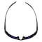 Kleenguard V40 HellRaiser, Safety Glasses, Anti-Scratch, Blue Lens, Black Frame, Full-Frame 20543 - alternate 3