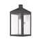 Livex Lighting Nyack 1 Light Scandinavian Gray Outdoor Wall Lantern 20582-76 - alternate 1