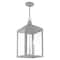 Livex Lighting Nyack 3 Light Nordic Gray Outdoor Pendant Lantern 20587-80 - alternate 2