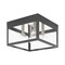 Livex Lighting Nyack 4 Light Scandinavian Gray Outdoor Ceiling Mount 20589-76 - alternate 5