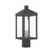 Livex Lighting Nyack 1 Light Scandinavian Gray Outdoor Post Top Lantern 20590-76 - alternate 1