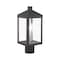 Livex Lighting Nyack 1 Light Scandinavian Gray Outdoor Post Top Lantern 20590-76 - alternate 2