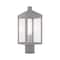 Livex Lighting Nyack 1 Light Nordic Gray Outdoor Post Top Lantern 20590-80 - alternate 1