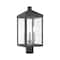 Livex Lighting Nyack 3 Light Scandinavian Gray Outdoor 20592-76 - alternate 1
