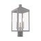 Livex Lighting Nyack 3 Light Nordic Gray Outdoor Post Top Lantern 20592-80 - alternate 3