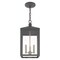 Livex Lighting Nyack 3 Light Scandinavian Gray Outdoor Pendant Lantern 20593-76 - alternate 7