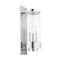 Livex Lighting Hillcrest 3 Light Polished Chrome Outdoor Wall Lantern 20724-05 - alternate 2