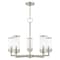 Livex Lighting Hillcrest 5 Light Brushed Nickel Outdoor 20725-91 - alternate 3