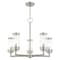 Livex Lighting Hillcrest 5 Light Brushed Nickel Outdoor 20725-91 - alternate 5