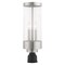 Livex Lighting Hillcrest 3 Light Brushed Nickel Outdoor Post Top Lantern 20728-91 - alternate 4