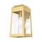 Livex Lighting Oslo 1 Light Satin Brass Outdoor Wall Lantern 20852-12 - alternate 8