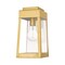 Livex Lighting Oslo 1 Light Satin Brass Outdoor Wall Lantern 20852-12 - alternate 5
