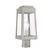 Livex Lighting Oslo 1 Light Brushed Nickel Outdoor Post Top Lantern 20853-91 - alternate 4