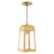 Livex Lighting Oslo 1 Light Satin Brass Outdoor Pendant Lantern 20854-12 - alternate 1