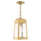 Livex Lighting Oslo 1 Light Satin Brass Outdoor Pendant Lantern 20854-12 - alternate 8