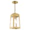 Livex Lighting Oslo 1 Light Satin Brass Outdoor Pendant Lantern 20854-12 - alternate 6