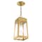 Livex Lighting Oslo 1 Light Satin Brass Outdoor Pendant Lantern 20854-12 - alternate 3