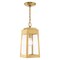 Livex Lighting Oslo 1 Light Satin Brass Outdoor Pendant Lantern 20854-12 - alternate 4