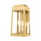 Livex Lighting Oslo 3 Light Satin Brass Outdoor Wall Lantern 20855-12 - alternate 1