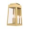 Livex Lighting Oslo 3 Light Satin Brass Outdoor Wall Lantern 20855-12 - alternate 2