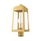 Livex Lighting Oslo 3 Light Satin Brass Outdoor Post Top Lantern 20856-12 - alternate 4