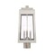 Livex Lighting Oslo 3 Light Brushed Nickel Outdoor Post 20856-91 - alternate 4