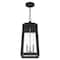 Livex Lighting Oslo 3 Light Black Outdoor Pendant Lantern 20857-04 - alternate 2