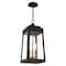 Livex Lighting Oslo 3 Light Bronze Outdoor Pendant Lantern 20857-07 - alternate 4