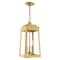 Livex Lighting Oslo 3 Light Satin Brass Outdoor Pendant 20857-12 - alternate 7
