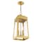 Livex Lighting Oslo 3 Light Satin Brass Outdoor Pendant 20857-12 - alternate 2