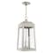 Livex Lighting Oslo 3 Light Brushed Nickel Outdoor Pendant Lantern 20857-91 - alternate 7