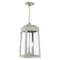 Livex Lighting Oslo 3 Light Brushed Nickel Outdoor Pendant Lantern 20857-91 - alternate 4