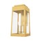 Livex Lighting Oslo 3 Light Satin Brass Outdoor Wall La 20858-12 - alternate 2