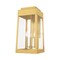 Livex Lighting Oslo 3 Light Satin Brass Outdoor Wall La 20858-12 - alternate 6