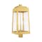 Livex Lighting Oslo 3 Light Satin Brass Outdoor Post Top Lantern 20859-12 - alternate 6