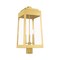 Livex Lighting Oslo 3 Light Satin Brass Outdoor Post Top Lantern 20859-12 - alternate 3