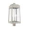 Livex Lighting Oslo 3 Light Brushed Nickel Outdoor Post Top Lantern 20859-91 - alternate 1