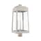 Livex Lighting Oslo 3 Light Brushed Nickel Outdoor Post Top Lantern 20859-91 - alternate 3
