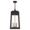 Livex Lighting Oslo 3 Light Bronze Outdoor Pendant Lantern 20860-07 - alternate 5