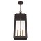Livex Lighting Oslo 3 Light Bronze Outdoor Pendant Lantern 20860-07 - alternate 8