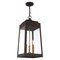 Livex Lighting Oslo 3 Light Bronze Outdoor Pendant Lantern 20860-07 - alternate 4