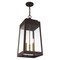 Livex Lighting Oslo 3 Light Bronze Outdoor Pendant Lantern 20860-07 - alternate 2