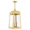 Livex Lighting Oslo 3 Light Satin Brass Outdoor Pendant Lantern 20860-12 - alternate 7