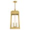 Livex Lighting Oslo 3 Light Satin Brass Outdoor Pendant Lantern 20860-12 - alternate 2