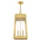 Livex Lighting Oslo 3 Light Satin Brass Outdoor Pendant Lantern 20860-12 - alternate 5