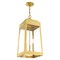 Livex Lighting Oslo 3 Light Satin Brass Outdoor Pendant Lantern 20860-12 - alternate 3