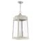 Livex Lighting Oslo 3 Light Brushed Nickel Outdoor Pendant Lantern 20860-91 - alternate 1