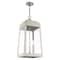 Livex Lighting Oslo 3 Light Brushed Nickel Outdoor Pendant Lantern 20860-91 - alternate 3